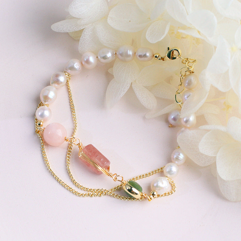 Strawberry Crystal Bracelet