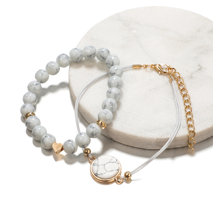 Pine Stone Bracelet Four-piece