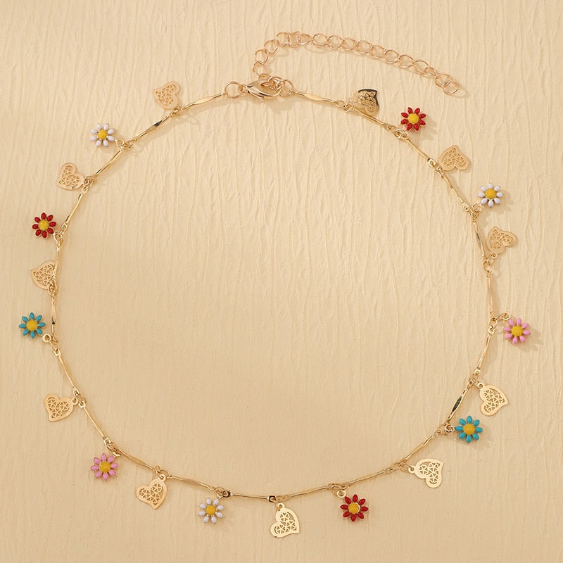 Sweet Daisy Necklace For Women